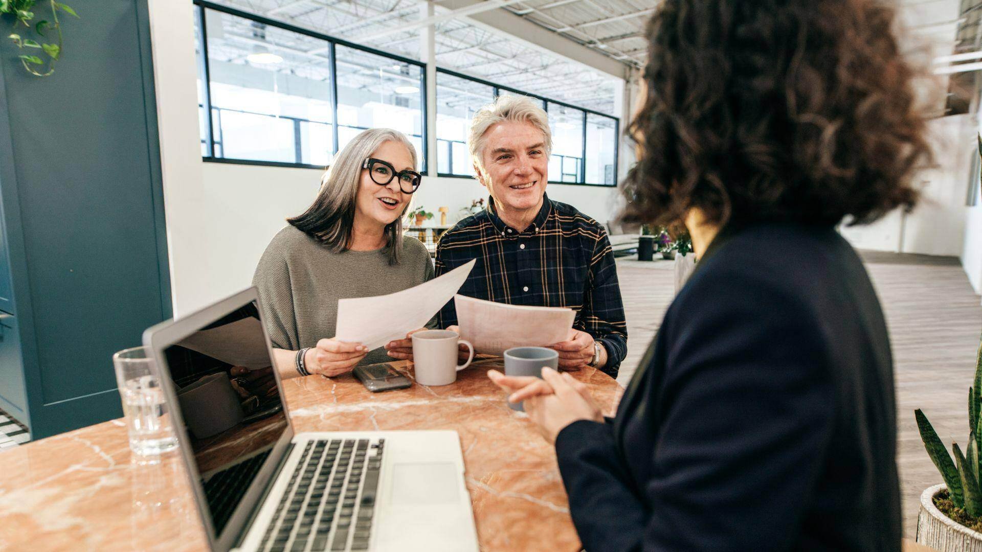 Two car accident victims meeting with a life care planner in Calhoun, Georgia.